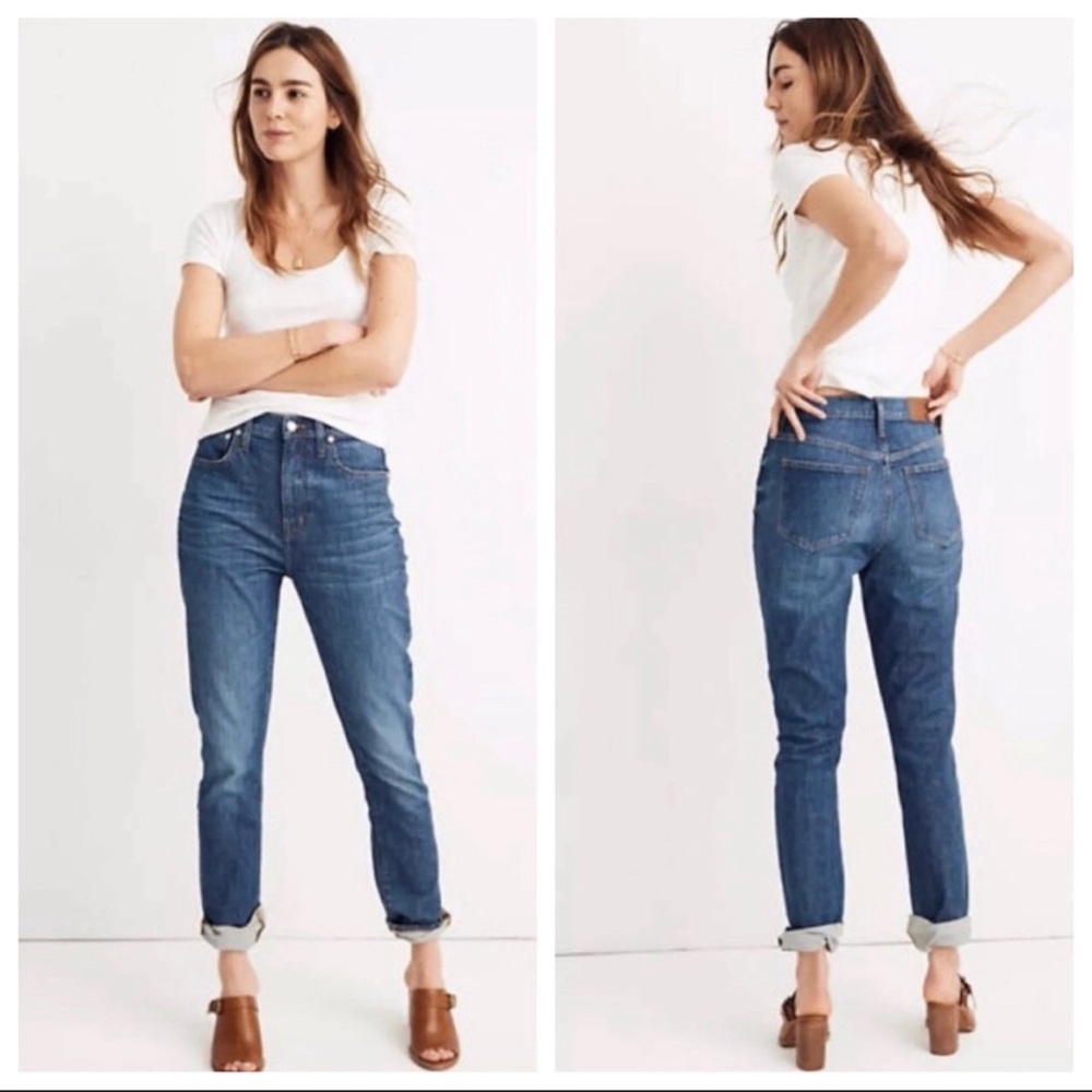 Madewell The High-Rise Slim Boyjean Sz 28 x 29 EUC